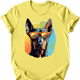 Doberman Top Dog T Shirt Gift For Dog Lover