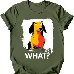 Dachshund What Dog T Shirt Gift For Dog Lover