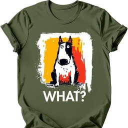 Bull Terrier What Dog T Shirt Gift For Dog Lover