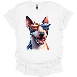Bull Terrier Patriot Series T Shirt Gift For Dog Lover