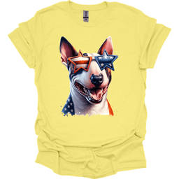 Bull Terrier Patriot Series T Shirt Gift For Dog Lover