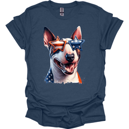 Bull Terrier Patriot Series T Shirt Gift For Dog Lover