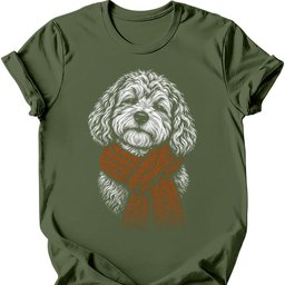 Cavachon Winter Dog T Shirt Gift For Dog Lover