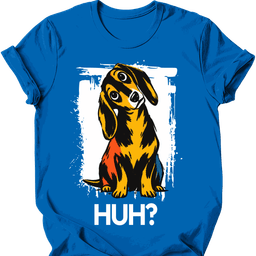 Dachshund Huh Dog T Shirt Gift For Dog Lover