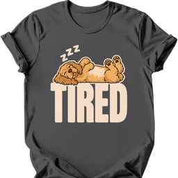Cocker Spaniel Tired Dog T Shirt Gift For Dog Lover
