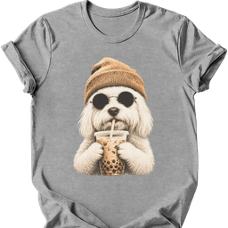Coton De Tulear Hipster Dog T Shirt Gift For Dog Lover