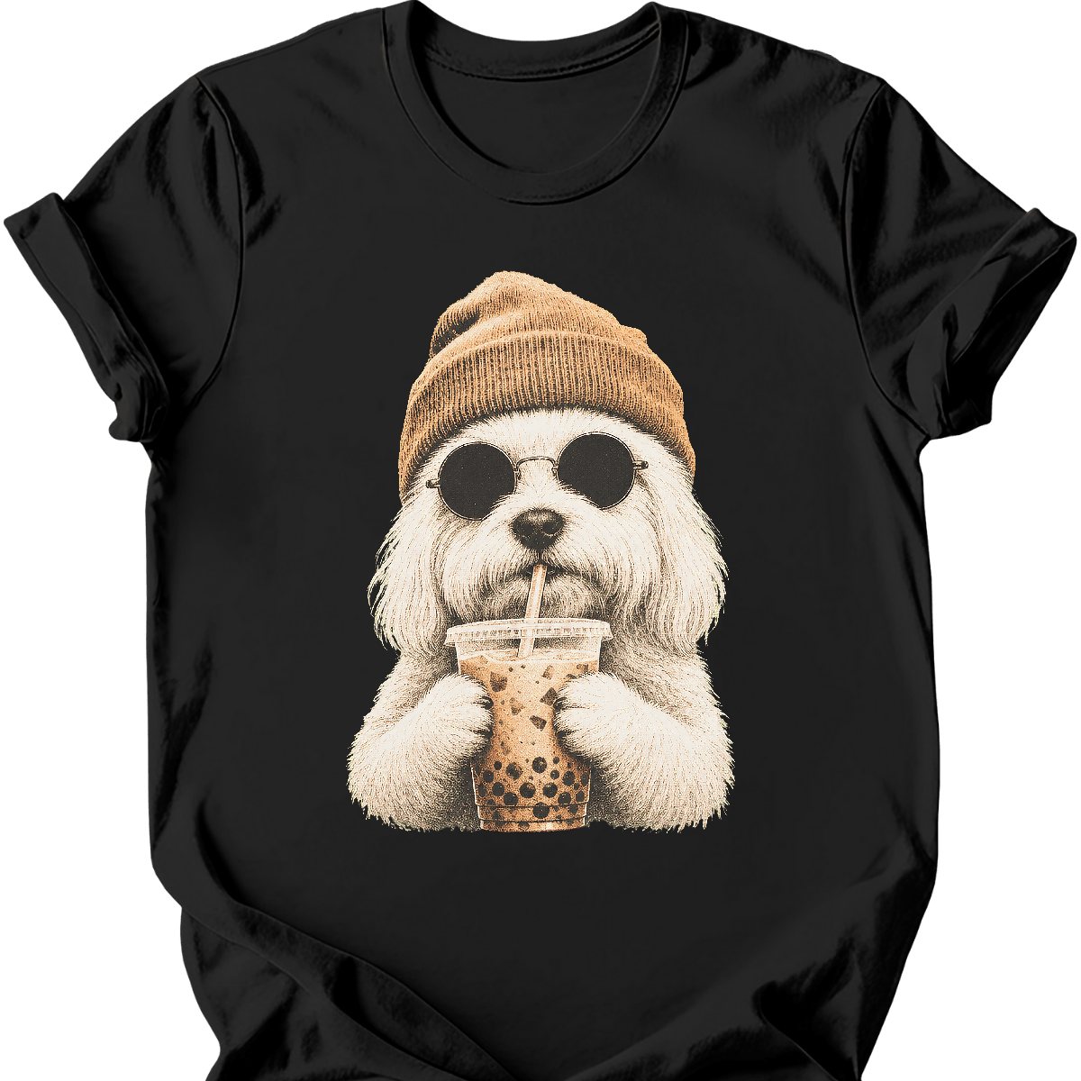 Coton De Tulear Hipster Dog T Shirt Gift For Dog Lover