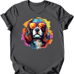 Cavalier King Charles Spaniel Top Dog T Shirt Gift For Dog Lover