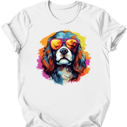 Cavalier King Charles Spaniel Top Dog T Shirt Gift For Dog Lover