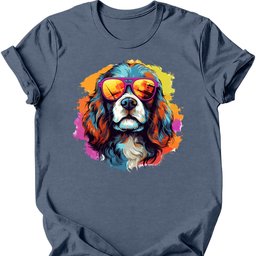 Cavalier King Charles Spaniel Top Dog T Shirt Gift For Dog Lover