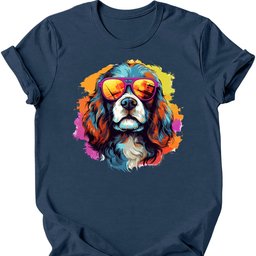 Cavalier King Charles Spaniel Top Dog T Shirt Gift For Dog Lover