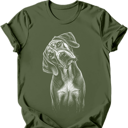 Bracco Italiano Tilted Dog T Shirt Gift For Dog Lover