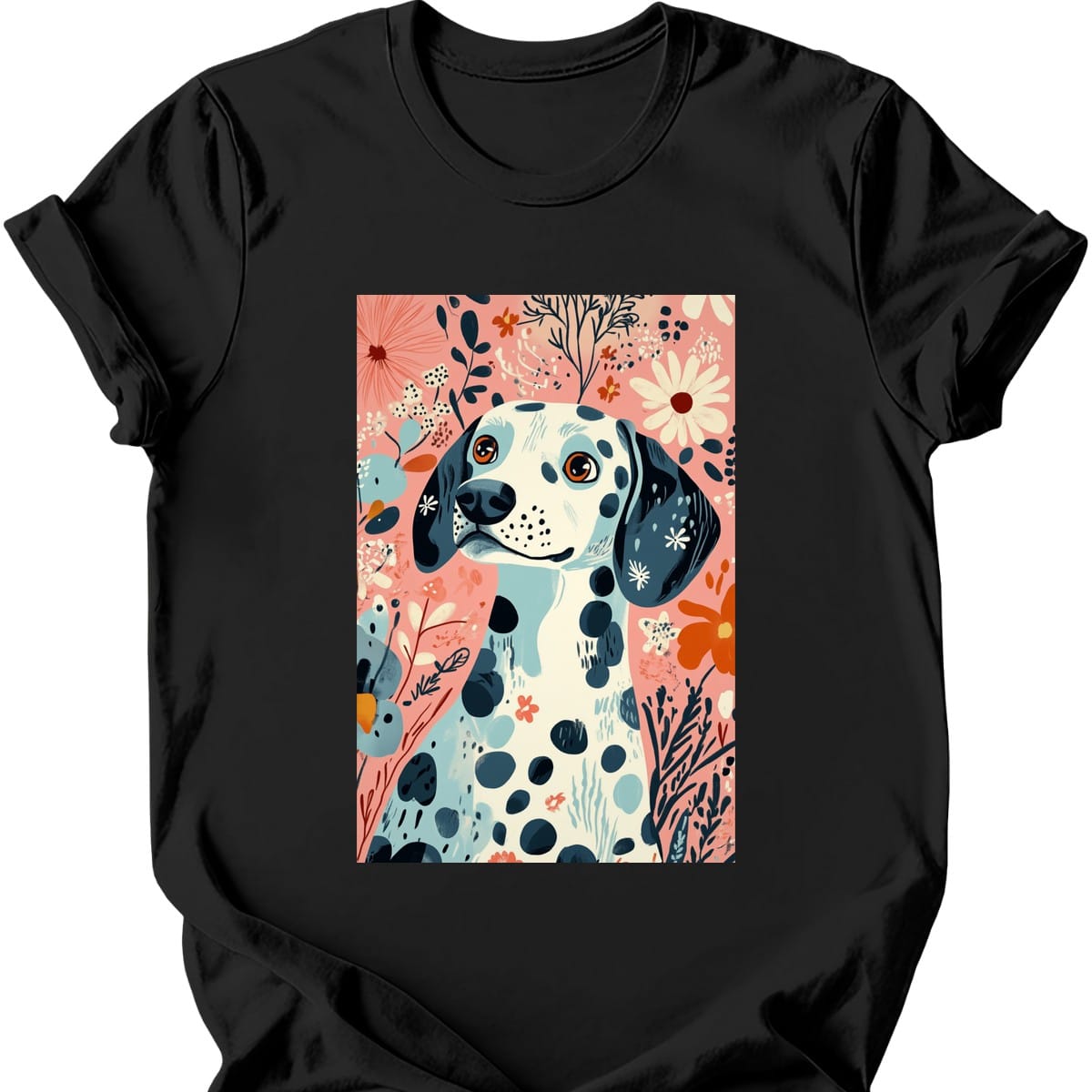 Dalmatian Boho Dog T Shirt Gift For Dog Lover