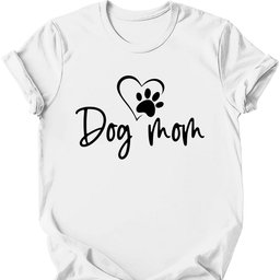 Dog Mom Heart T Shirt Gift For Mom