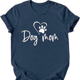Dog Mom Heart T Shirt Gift For Mom