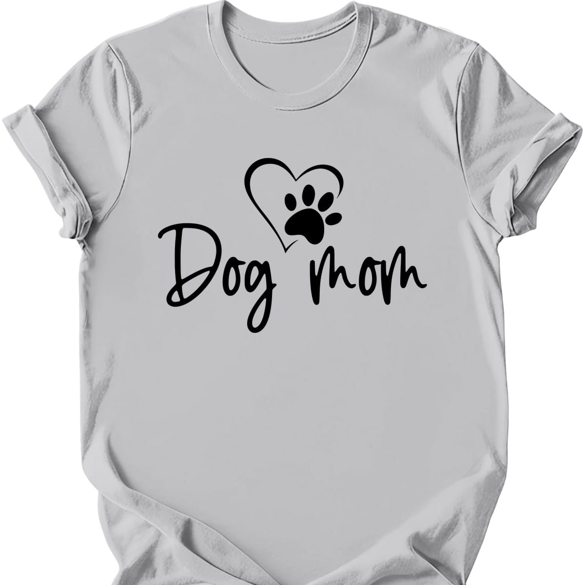 Dog Mom Heart T Shirt Gift For Mom