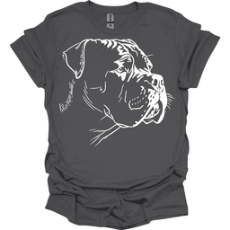 Cane Corso Line Art T Shirt Gift For Dog Lover