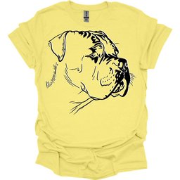 Cane Corso Line Art T Shirt Gift For Dog Lover