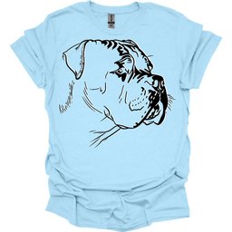 Cane Corso Line Art T Shirt Gift For Dog Lover