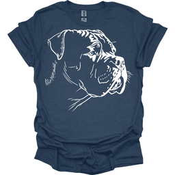 Cane Corso Line Art T Shirt Gift For Dog Lover