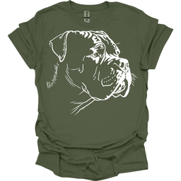 Cane Corso Line Art T Shirt Gift For Dog Lover