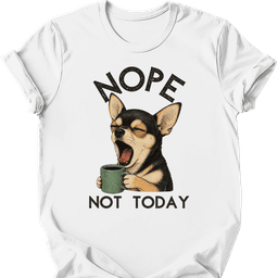 Chihuahua Not Today T Shirt Gift For Dog Lover