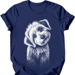 Coton De Tulear Tilted Dog T Shirt Gift For Dog Lover