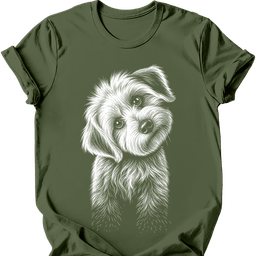 Coton De Tulear Tilted Dog T Shirt Gift For Dog Lover