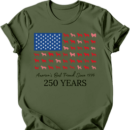 Dog Flag T Shirt Gift For Dog Lover
