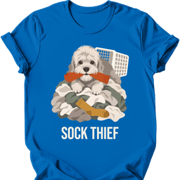 Dandie Dinmont Terrier Sock Thief T Shirt Gift For Dog Lover
