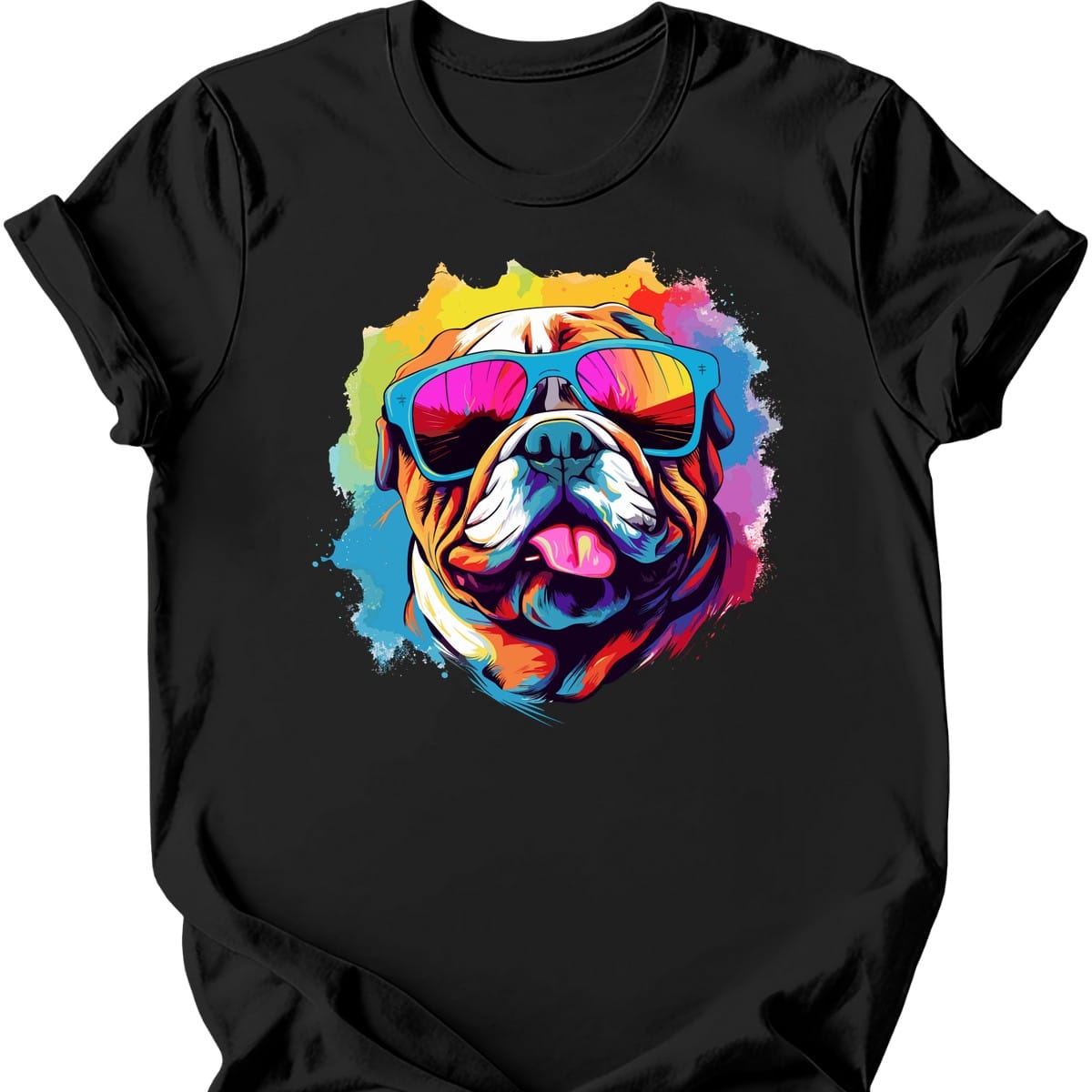Bulldog Top Dog T Shirt Gift For Dog Lover