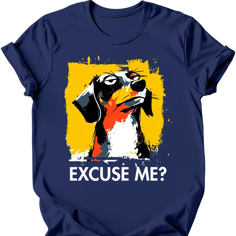 Dachshund Excuse Me Dog T Shirt Gift For Dog Lover