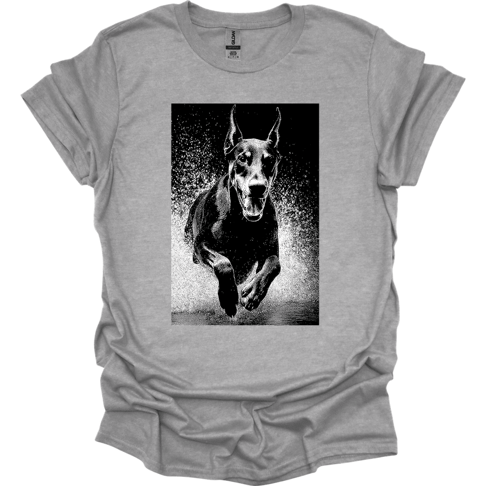 Doberman Puddle Dog T Shirt Gift For Dog Lover