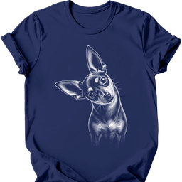 Chiweenie Tilted Dog T Shirt Gift For Dog Lover