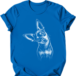 Chiweenie Tilted Dog T Shirt Gift For Dog Lover
