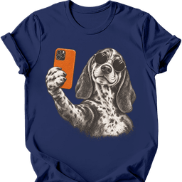 Coonhound Selfie Dog T Shirt Gift For Dog Lover