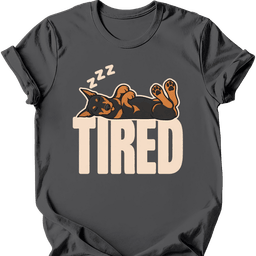 Doberman Tired Dog T Shirt Gift For Dog Lover