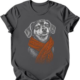 Chiweenie Winter Dog T Shirt Gift For Dog Lover