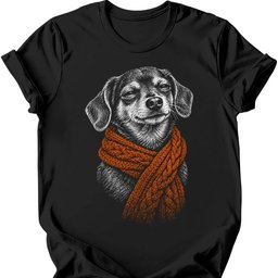 Chiweenie Winter Dog T Shirt Gift For Dog Lover