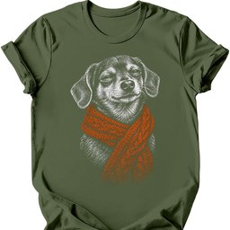 Chiweenie Winter Dog T Shirt Gift For Dog Lover