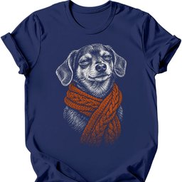 Chiweenie Winter Dog T Shirt Gift For Dog Lover