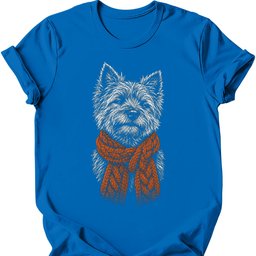 Cairn Terrier Winter Dog T Shirt Gift For Dog Lover