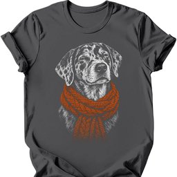 Catahoula Leopard Winter Dog T Shirt Gift For Dog Lover