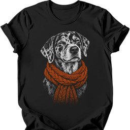 Catahoula Leopard Winter Dog T Shirt Gift For Dog Lover