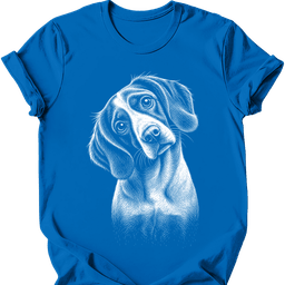 Brittany Spaniel Tilted Dog T Shirt Gift For Dog Lover
