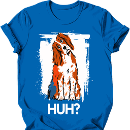 Brittany Spaniel Huh Dog T Shirt Gift For Dog Lover