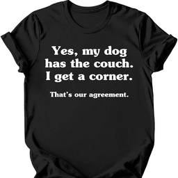 Dog Has The Couch T Shirt Gift For Dog Lover