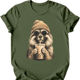 Keeshond Hipster Dog T Shirt Gift For Dog Lover