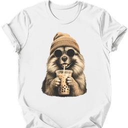 Keeshond Hipster Dog T Shirt Gift For Dog Lover