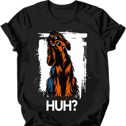 Gordon Setter Huh Dog T Shirt Gift For Dog Lover
